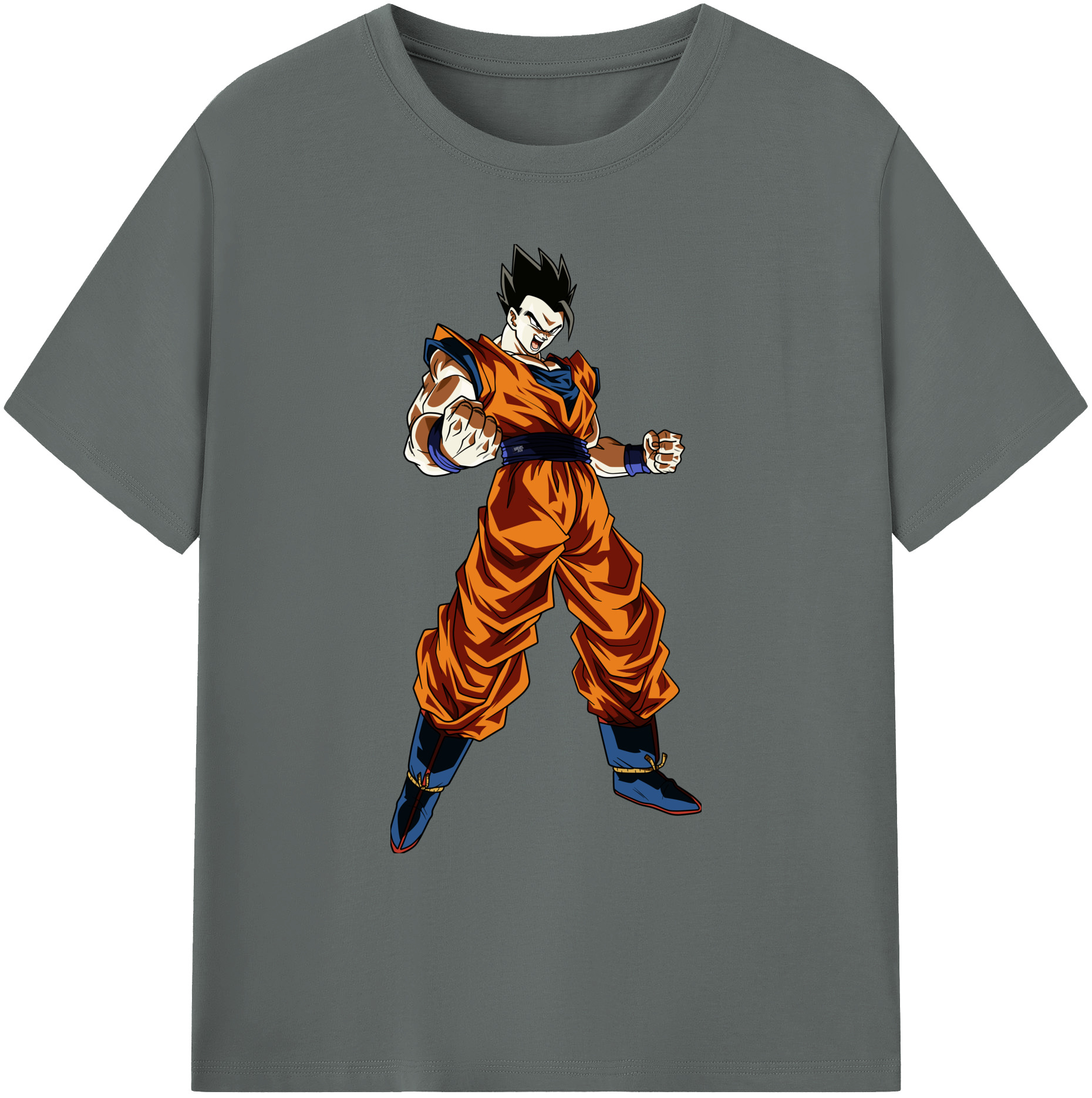 （画像用） ドラゴンボール 孫 悟飯（そんごはん）DRAGON BALL Son Gohan 綿100％ メンズ半袖Tシャツ｜肌触りやわらか＆通気性